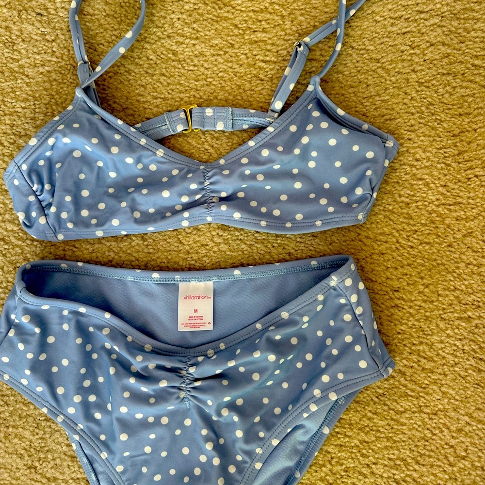 High Waisted Polka Dot Bikini